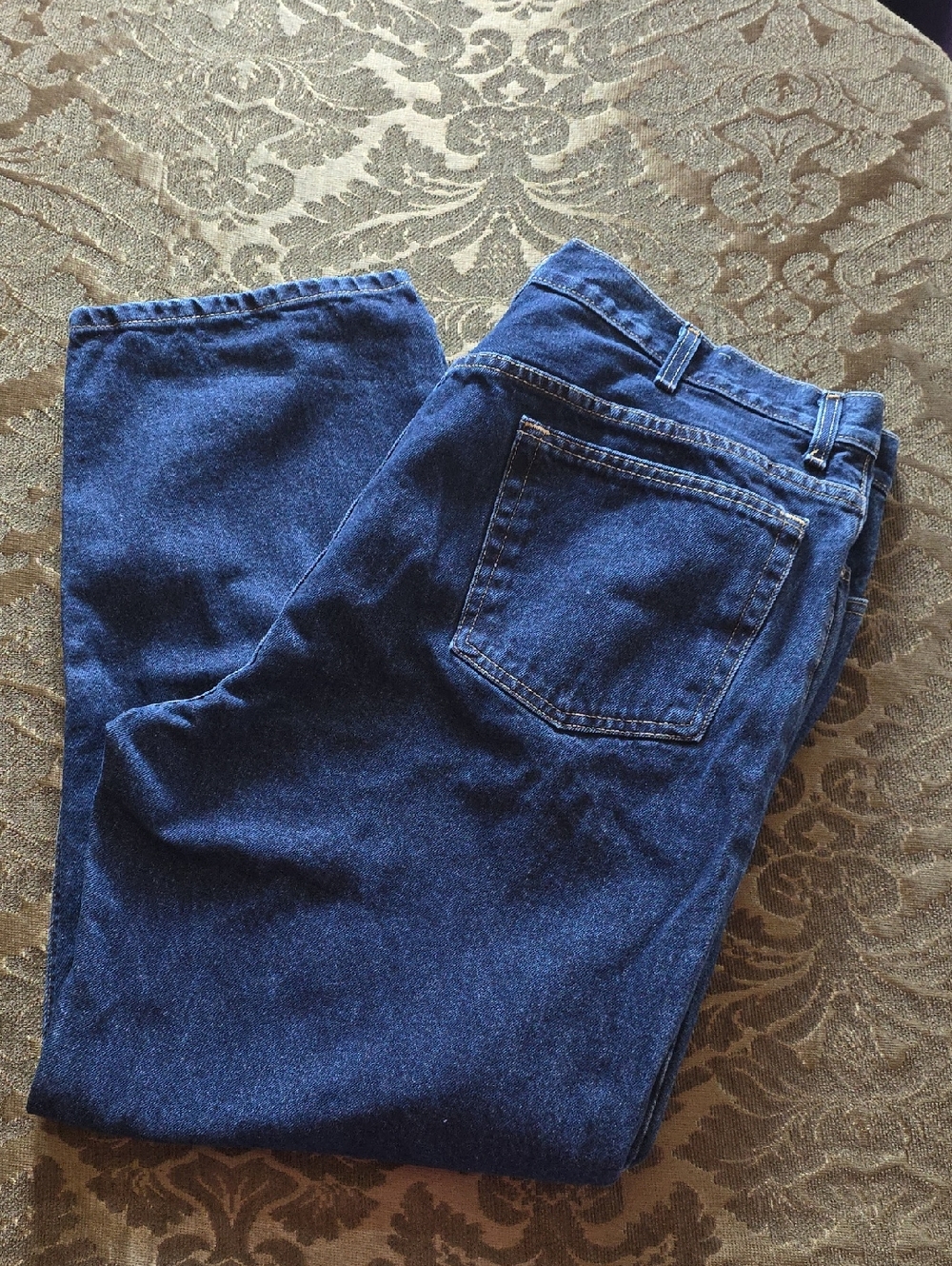 Faded Glory Men's Dark Blue Relaxed Jeans